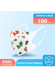 Ffp2 قناع ffp2 أقنعة الأطفال mascarillas fpp2masks fpp2 الأطفال 3 إلى 6 سنوات kn95 أقنعة واقية Masque Enfant ffp2 الاطفال