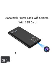 10000mah Outdoors Portable Power Bank Wifi Camera HD 1080P Wireless IP Camera Real-time Live Streaming Video& Audio Recording