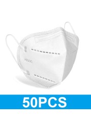 FFP2 Mask KN95 Mascarillas FPP2 Approved Healthy 10-100pcs 5 Layer Morandi Protective Face Mask KN 95 Respirator FFP2MASK маска