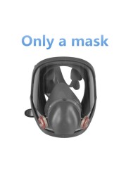 High Quality 15/17 in 1 Chemical Gas Mask 6800 Dust Respirator Paint Repeller Spray Silicone Full Face Mask Filter