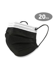 Disposable Face Mask Adult Masque 4 Ply Dust Protection Face Maske Activated Carbon Respirator Mascarillas quiurgicas Homologada