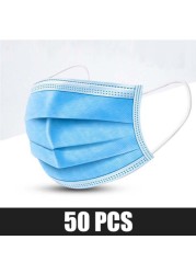 Disposable Dust Mask 3 Layer Colorful Homeopathic Masks Face Masks For Mascaras Mouth Masks For Adults