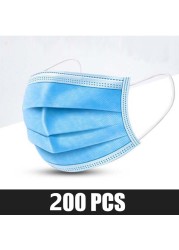 Disposable Dust Mask 3 Layer Colorful Homeopathic Masks Face Masks For Mascaras Mouth Masks For Adults