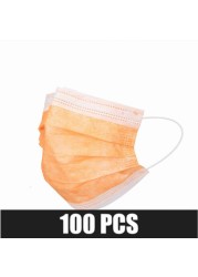 Disposable Dust Mask 3 Layer Colorful Homeopathic Masks Face Masks For Mascaras Mouth Masks For Adults