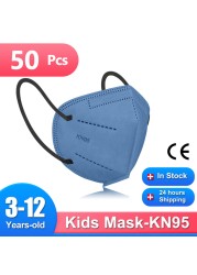 baby masks kids kn95 disposable face mask mascarillas fpp2 ninos homology ad ffp2 children safety dust protection non woven mask