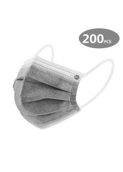 10-200pcs Protective Face Masks 4 Layer Activated Carbon Mascarillas Disposable Adult Homeopathic Shuffle Mask