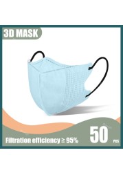 3d mask ffp2 mascarillas kn95 certification ffp2fan 95 reusable mask face masks fpp2 protection face mascara ffpp2 masque