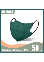 3d mask ffp2 mascarillas kn95 certification ffp2fan 95 reusable mask face masks fpp2 protection face mascara ffpp2 masque