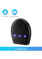 WSDCAM Waterproof Wireless Doorbell 300M Remote Flash LED Alarm Security Outdoor House Welcome Bell Smart Home Door Bell Chime