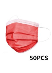 10-200pcs Mutilcolors Disposable Face Masks 3 Layers Protective Face Mask Face Mask Face Mask Adult Massage Mask