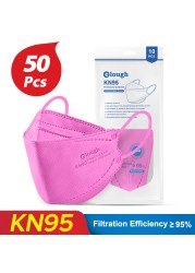 Mascarillas KN95 Mask for Adult FFP2 Certification Mascarilla ffp2mascherine FPP2 Korean KN95 Masks 4 Ply Reusable маска FFPP2