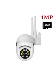New 300W Surveillance Camera WiFi Night Vision Full Color Automatic Human Tracking CCTV Video Security Protection Surveillance Camera
