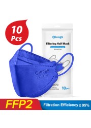 CE FFP2 Mascarilla FPP2 homology ada Adult Colors FPP2 Masque FFP3 Protective Face Mask Filter Reusable KN95 Mascarillas ffp2masque