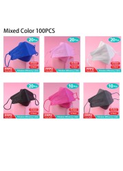 Fish Mask FFP2 CE Certificate Mascarillas FPP2 Approved FP2 Respirator Adult Protective Mouth Reusable Face Masks KN95 ffp2mascarillas