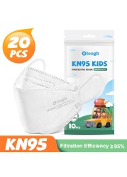 Kids KN95 Fashion Face Mask Children FPP2 mascarilla ffp2 infantil masque noir ffp2fan ce reusable respirator ffp 2 filter mask