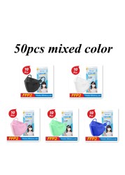 Kids KN95 Fashion Face Mask Children FPP2 mascarilla ffp2 infantil masque noir ffp2fan ce reusable respirator ffp 2 filter mask