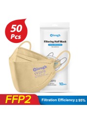 Mascarillas FFP2 KN95 Masks Mascarilla FPP2 homology ada Europa CE 4 ply ffp2 Respiratory Mask Korean FPP2 Masken FFP 2 FFPP2