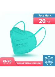 أقنعة Elough colores kn95 أقنعة ffp2 mascarillas fpp2 negras adultos معتمدة fpp2 قناع ffp2masque noir قابلة لإعادة الاستخدام ffp2 قناع الوجه