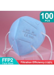 قناع ffp2 negras ffp2 متعدد الألوان ffp2 mascarillas kn95 mascarillas fpp2 قابل لإعادة الاستخدام ce قناع واقٍ الجهاز التنفسي fpp2 mascarillas