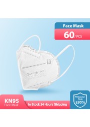 Elo black mascarilla kn95 masks certified ffp2 mascarilla homeopathic face mask fpp2 CE 5 layers masks kn 95 cupripocas