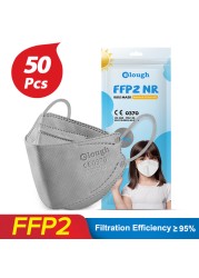 Elo FPP2 Masks For Kids 6-12 Years Korean Fish Mascarilla Infantil FPP2 Resale 4 Layers FFP2 KN95 Mask For Kids