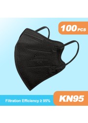 KN95 Kids Mask Mascarillas FFP2 Niños FFP 2 4 Ply Mask Reusable Kids Face Mask ffp2fan Niños Mascarilla FPP2 homology ada infantil