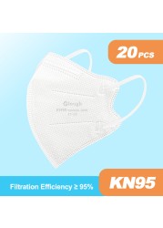 KN95 Kids Mask Mascarillas FFP2 Niños FFP 2 4 Ply Mask Reusable Kids Face Mask ffp2fan Niños Mascarilla FPP2 homology ada infantil