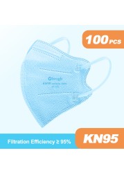 KN95 Kids Mask Mascarillas FFP2 Niños FFP 2 4 Ply Mask Reusable Kids Face Mask ffp2fan Niños Mascarilla FPP2 homology ada infantil