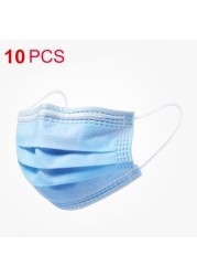 Disposable baby mask 3 layers colorful non woven baby masks for kids