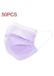 3-layer protective face mask with anti-dust filter for adults disposable