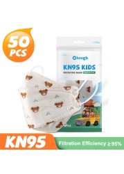 إيلو ماسكاريلا FPP2 نينوس كارتون لطيف الأطفال KN95 قناع 4 رقائق Mascarilla FFP2 Infantil homology ada FP2 أطفال ماسكارا KN 95