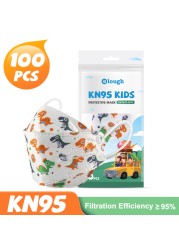 إيلو ماسكاريلا FPP2 نينوس كارتون لطيف الأطفال KN95 قناع 4 رقائق Mascarilla FFP2 Infantil homology ada FP2 أطفال ماسكارا KN 95