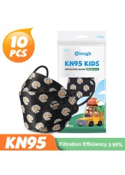 إيلو ماسكاريلا FPP2 نينوس كارتون لطيف الأطفال KN95 قناع 4 رقائق Mascarilla FFP2 Infantil homology ada FP2 أطفال ماسكارا KN 95