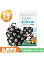 إيلو ماسكاريلا FPP2 نينوس كارتون لطيف الأطفال KN95 قناع 4 رقائق Mascarilla FFP2 Infantil homology ada FP2 أطفال ماسكارا KN 95