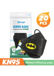 kids masks ffp2 kn95 mascarillas fpp2 niños negra mascaras infantil descartafil ffp2 black mask kids approved kn95