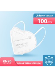 KN95 niños Mascarillas fpp2 ce certified ffp2 masks 95% filtration masque KN95 Maske Kinder designed for ffp2masque glasses for kids