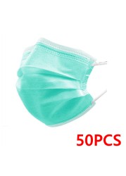 Disposable Children's Colorful Face Masks Child Birthday Mask 3 Layer Nonwoven Protective Mouth Mask Kids mascarillas niños