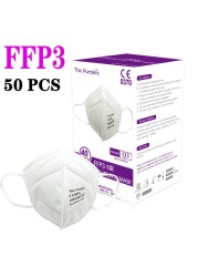 FFP3 Safety Dust Respirator Masks Adult 5 Layers Filter Face Mask Mouth Mask CE FFP2 KN95 Protective Mascarillas