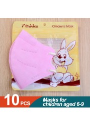 قناع FFP2 للأطفال بعمر 6-9 أعوام ffp2 mascarillas niños KN95 masque enfant قناع وجه للأطفال mascarilla fpp2 homology ada ffp2fan fp3