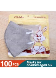 قناع FFP2 للأطفال بعمر 6-9 أعوام ffp2 mascarillas niños KN95 masque enfant قناع وجه للأطفال mascarilla fpp2 homology ada ffp2fan fp3