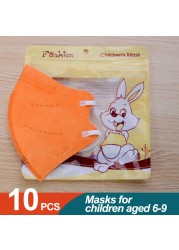 قناع FFP2 للأطفال بعمر 6-9 أعوام ffp2 mascarillas niños KN95 masque enfant قناع وجه للأطفال mascarilla fpp2 homology ada ffp2fan fp3