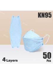 ffp2 masks kn95 mascarillas fpp2 fish mask fpp2 approved healthy breathing mouth ffp2fan kn 95 protective face mask