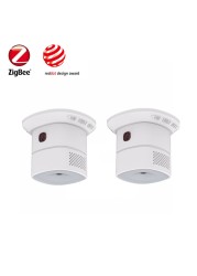 zigbee 3.0 carbon monoxide detector co gas alarm sensor control compatible with smart conby stick zigbee gateway/hub