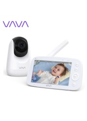 VAVA Split Screen IH006 5" 720P Baby Monitor Zoom Camera Audio Visual Infrared Night Vision Thermal Monitor