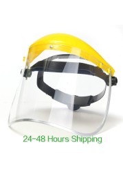 Transparent PVC Face Protector 33x20.3cm Face Protectors Head Protectors Eye Mask Dustproof