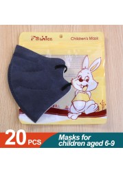 10/20/50pcs ffp2mask niños 6-9old mask for children kn95 mascarillas niños ce washable kids ffp2reutilizable fpp2 infantil masks