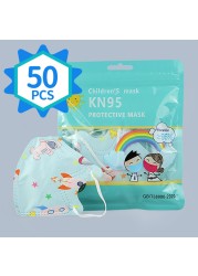 Mascarillas Kids Thicker 5 Layer KN95 Masks Children Mask Anti-Fog Protective Mouth Breathing Mask Spain 10Day Fast Individual