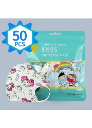 Mascarillas Kids Thicker 5 Layer KN95 Masks Children Mask Anti-Fog Protective Mouth Breathing Mask Spain 10Day Fast Individual