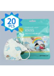 Mascarillas Kids Thicker 5 Layer KN95 Masks Children Mask Anti-Fog Protective Mouth Breathing Mask Spain 10Day Fast Individual