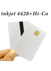 10pcs ISO7816 PVC Blank Card SLE4428 Chip 1K Contact IC Smart Rfid For Inkjet Printer